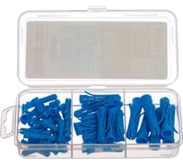 Набор дюбелей универсальных INTEH KDU-P6-10 6х30 24шт 8х40 12шт 10х50 6шт Полипропилен 201231