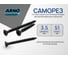 Саморез ARNO INDUSTRIES 3,5х51 мм 1кг для крепления гипсокартона крупная резьба фосфатированный AB1103505117A98 2