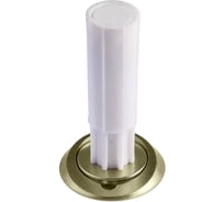 Ограничитель дверной напольный РЕНЦ INDS Magn ST SSG скрытого монтажа, магнитный, золото матовое сатинированное