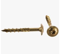 Саморез конструкционный ARNO INDUSTRIES 4х30 40 шт.. с потайной головкой для крепления деревянных конструкций Torx желтое цинковое покрытие AB9104003064007