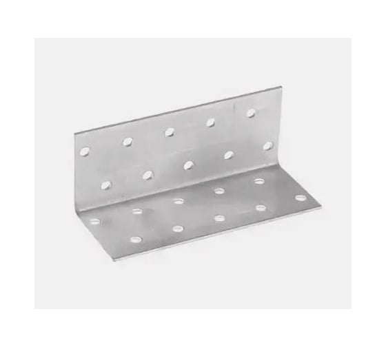 Крепежный уголок ARNO INDUSTRIES 140х40х40 мм 15 шт.. асимметричный для монтажа и соединения конструкций сталь оцинкованный AJN014040230599