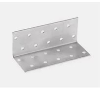 Крепежный уголок ARNO INDUSTRIES 60х60х100 мм 5 шт.. равносторонний для соединения и усиления конструкций сталь оцинкованное покрытие AJR060100235099