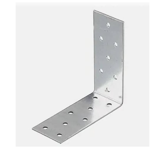 Крепежный уголок ARNO INDUSTRIES 100х100х40 мм 10 шт.. равносторонний для соединения и усиления конструкций оцинкованная сталь AJR100040238099