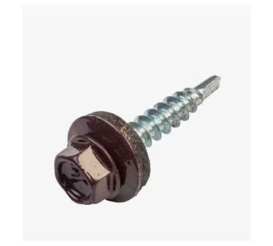 Саморез кровельный ARNO INDUSTRIES 5,5х19 1кг.. для крепления кровельных материалов RAL 8017 шоколадно-коричневый покрытие RAL AB530550198FC98