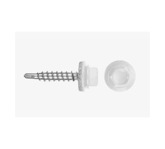 Саморез кровельный ARNO INDUSTRIES 5,5х25 мм 1кг.. для крепления кровельных материалов  RAL9003 сигнальный белый AB5305502593598