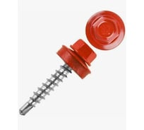 Саморез кровельный ARNO INDUSTRIES 4,8х50/51 1кг.. для крепления профнастила и металлочерепицы  цвет RAL3003 рубиново-красный AB5304805133798