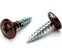 Саморез ARNO INDUSTRIES 4,2х25 1кг.. с прессшайбой острый для крепления листовых материалов  RAL8017 сталь тёмно-коричневый AB370420258FR98