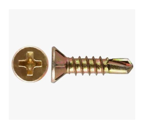 Саморез оконный ARNO INDUSTRIES 3,9х35 90 шт.. для монтажа оконных профилей  желтое цинковое покрытие ABH103903562G98