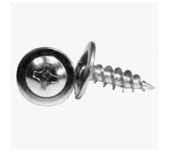 Саморез ARNO INDUSTRIES 4,2х38 мм 1кг.. с прессшайбой острый для крепления листовых материалов  оцинкованная сталь оцинкованное покрытие AB3304203832N07