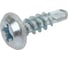 Саморез по металлу со сверлом 3,5х9, оцинкованный, 80 шт ARNO INDUSTRIES ABF103509532298 3