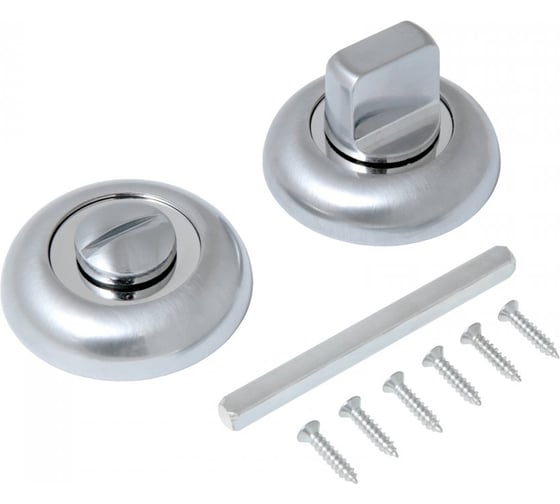 Сантехническая завертка к ручкам Стандарт P-BK-R1 SN/CP мат.никель/хром 17055