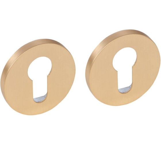 Накладка на цилиндр Fuaro ET.R.ZLR52 SSG-39 сатинированное золото 60773