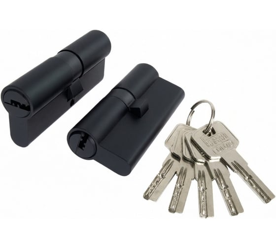 Цилиндровый механизм Punto Z3000Key60(25+10+25) BL черный 63903