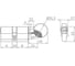 Цилиндровый механизм Punto Z3002Knob100(50+10+40) с вертушкой BL черный 63941 2