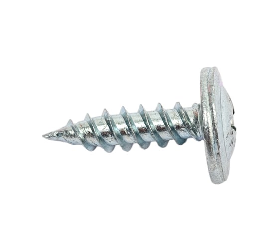 Саморезик ПРОМ Саморез 4,2х19 по металлу полусфера с пресс-шайбой, оцинк., острый (~15 кг) SWPSHO-4,2х19