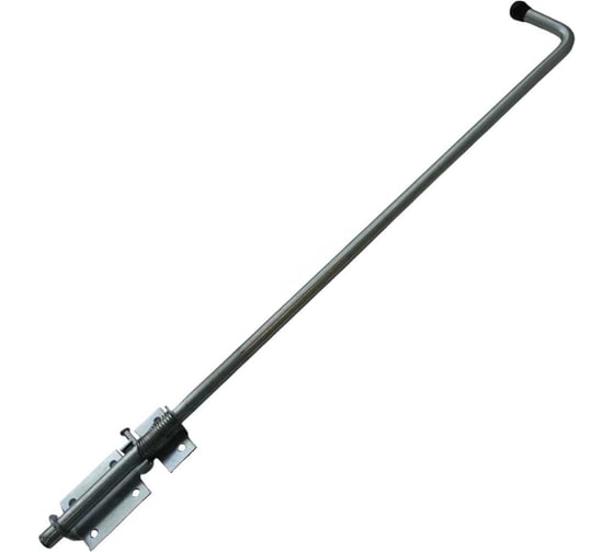 Задвижка гаражная Левша с длинной ручкой ЗДР-600, цинк У4-0425.Ц