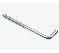 Шуруп ARNO INDUSTRIES крючок 6х60 15 шт, Г образный для подвешивания и крепления сталь оцинкованный ABR106006030R98