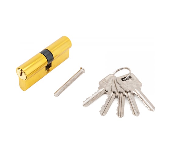 Цилиндровый механизм для замков Стандарт СТАНДАРТ 103/50,132/50 кл/кл GP латунь 70мм 5 кл. 4888