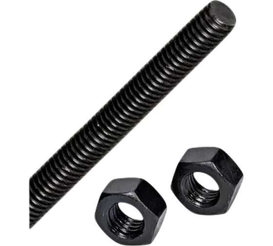 Шпилька резьбовая 23 БОЛТА 8х1000 высокопрочная 10.9 с гайками (1+2) 2000000625645/2000000605548