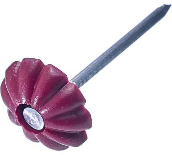 Гвоздь декоративный Росдюбель(бордо) (100 шт) арт. 16-1028