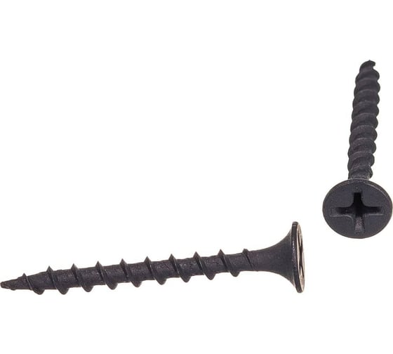 Саморез гипрок-дерево Стройметиз 3,5х45 потай крупн.резьба оксид (уп.1200 шт) контейнер 201007101200