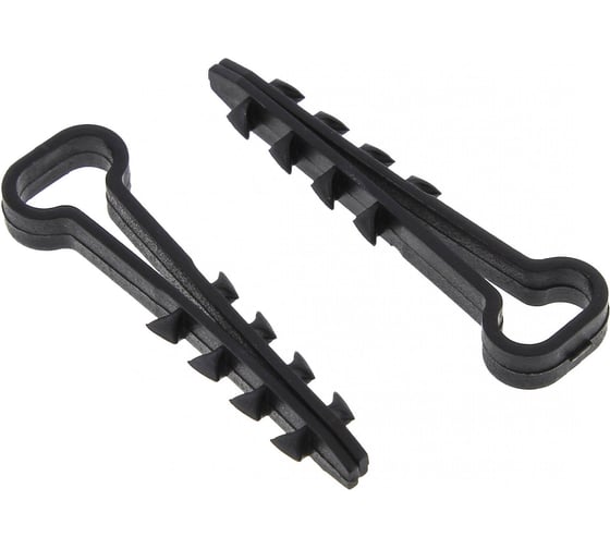 Дюбель-хомут Росдюбель прямой ЧЕРНЫЙ 14х6 (100 шт) арт. 15-0462