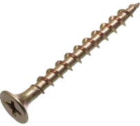 Саморез гипрок-дерево Стройметиз 3,5х51 потай крупн.резьба желт.цинк (уп.450 шт) контейнер 20115110450