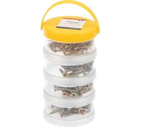 Набор саморезов для ДСП KRANZ 140 шт. KR-01-3101-07