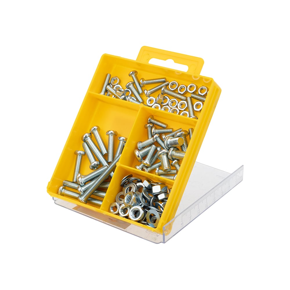 Набор винтов, гаек и шайб kranz 132 шт. KR-01-3101-09 - выгодная цена ...