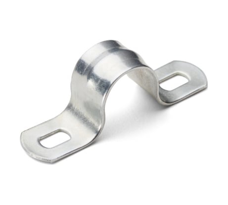 Металлическая двухлапковая скоба Промрукав СМД d63-65 мм, 50 шт. PR08.2662