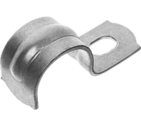 Металлическая однолапковая скоба Промрукав СМО d21-22 мм, отв. D6,5 мм, 100 шт. PR08.3744