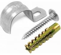 Комплект для крепления ОКЛ Промрукав саморез, дюбель, скоба СМО d14-15 мм, 100 шт. PR08.4994