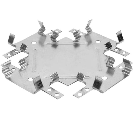 Соединитель профилей МЕТАЛЛИК и КО одноуров.(Краб); Оц 0.90 (уп. 50 шт) О0000004589