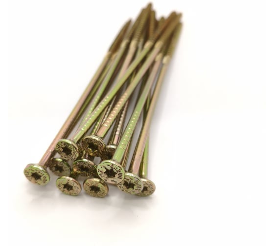 Шуруп конструкционный самонарезающий для дерева Крепстор 6х200 потай, 5 шт. 4665317062835