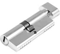 Цилиндр замка DORF ключ/барашек компьютерный, 5 ключей, никель COM_DORF_90(35x55)_k_kn