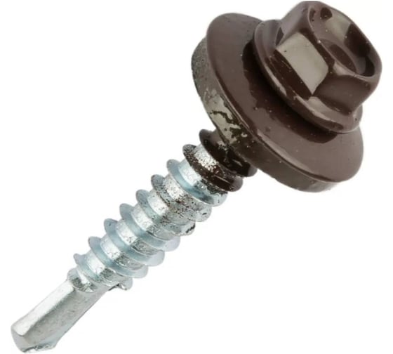 Саморез кровельный ARNO INDUSTRIES 5,5х25 1кг. для крепления кровельных материалов RAL8017 шоколадно-коричневый AB530550258FM98