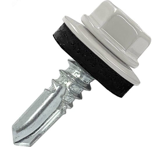 Саморез кровельный ARNO INDUSTRIES 5,5х19 1кг. для крепления кровельных материалов цвет RAL7004 сигнальный серый AB5305501974707