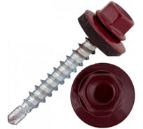 Саморез кровельный ARNO INDUSTRIES 4,8х70 1кг. для крепления кровельных материалов цвет RAL3005 винно-красный AB5304807035898