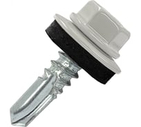 Саморез кровельный ARNO INDUSTRIES 4,8х70 1кг. для крепления кровельных материалов цвет RAL7004 сигнальный серый AB530480707400Ф