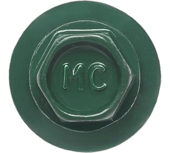 Кровельный саморез МЕТАЛЛСЕРВИС 4.8x29, RAL 6005, 200 шт. 1220549