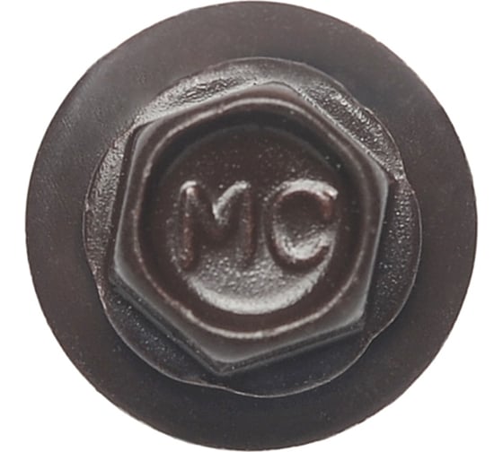 Кровельный саморез МЕТАЛЛСЕРВИС 5.5x19, RAL 8017, 100 шт. 1220594