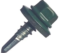 Кровельный саморез МЕТАЛЛСЕРВИС 5.5x19, RAL 6005, 100 шт. 1220591