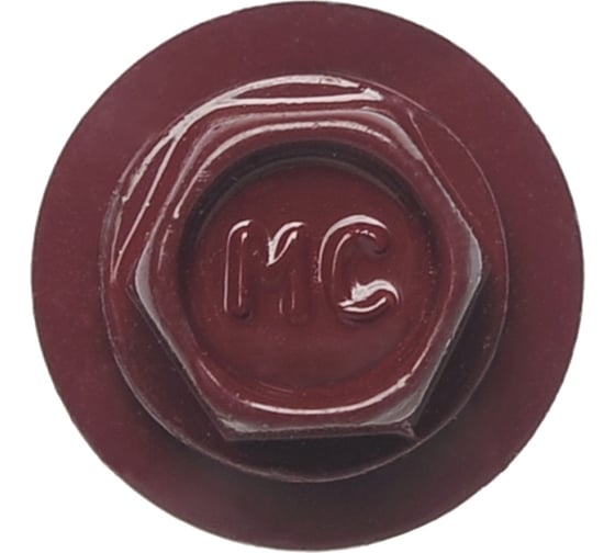 Кровельный саморез МЕТАЛЛСЕРВИС 5.5x19, RAL 3005, 100 шт. 1220589