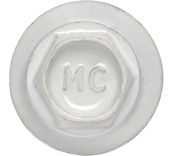 Кровельный саморез МЕТАЛЛСЕРВИС 4.8x35, RAL 9003, 200 шт. 1220571