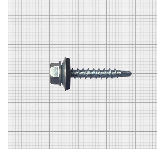 Кровельный саморез МЕТАЛЛСЕРВИС 4.8x29, цинк, 200 шт. 1220557