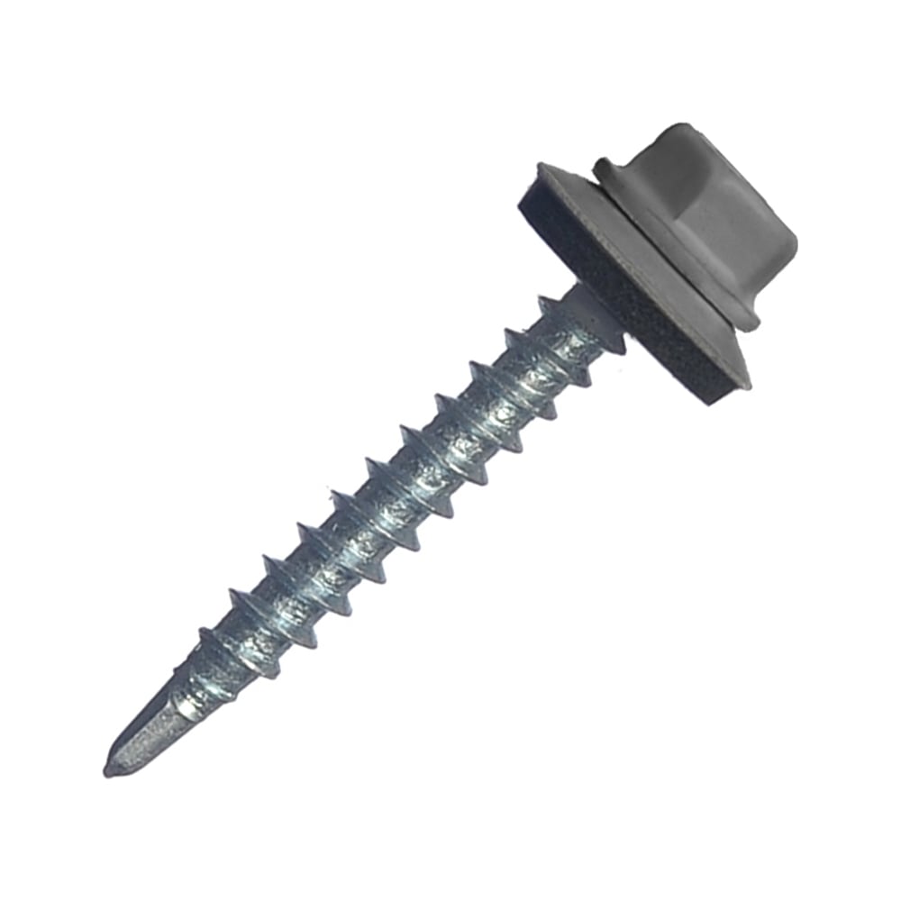 Кровельный саморез МЕТАЛЛСЕРВИС 4.8x35, RAL 7024, 200 шт. 1220569 ...