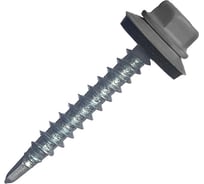 Кровельный саморез МЕТАЛЛСЕРВИС 4.8x35, RAL 7024, 200 шт. 1220569