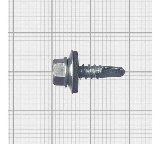 Кровельный саморез МЕТАЛЛСЕРВИС 5.5x19, цинк, 100 шт. 1220599