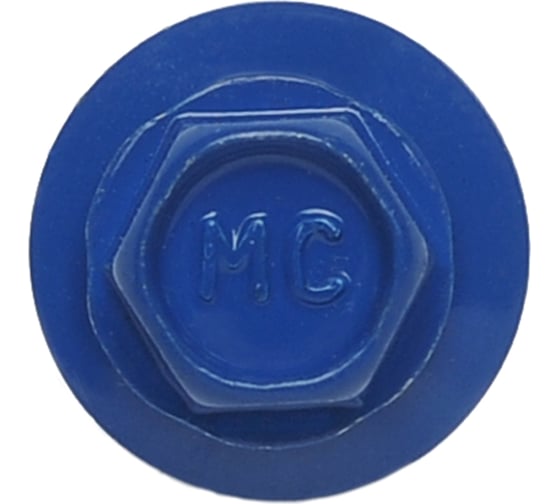 Кровельный саморез МЕТАЛЛСЕРВИС 5.5x19, RAL 5005, 100 шт. 1220590