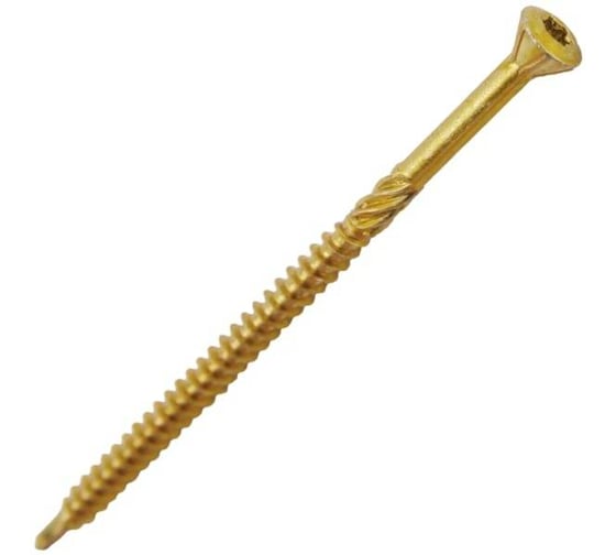 Шуруп ARNO INDUSTRIES 8х120мм 10шт. для крепления деревянных лаг шлиц TORX желтый цинк ABN000812030098